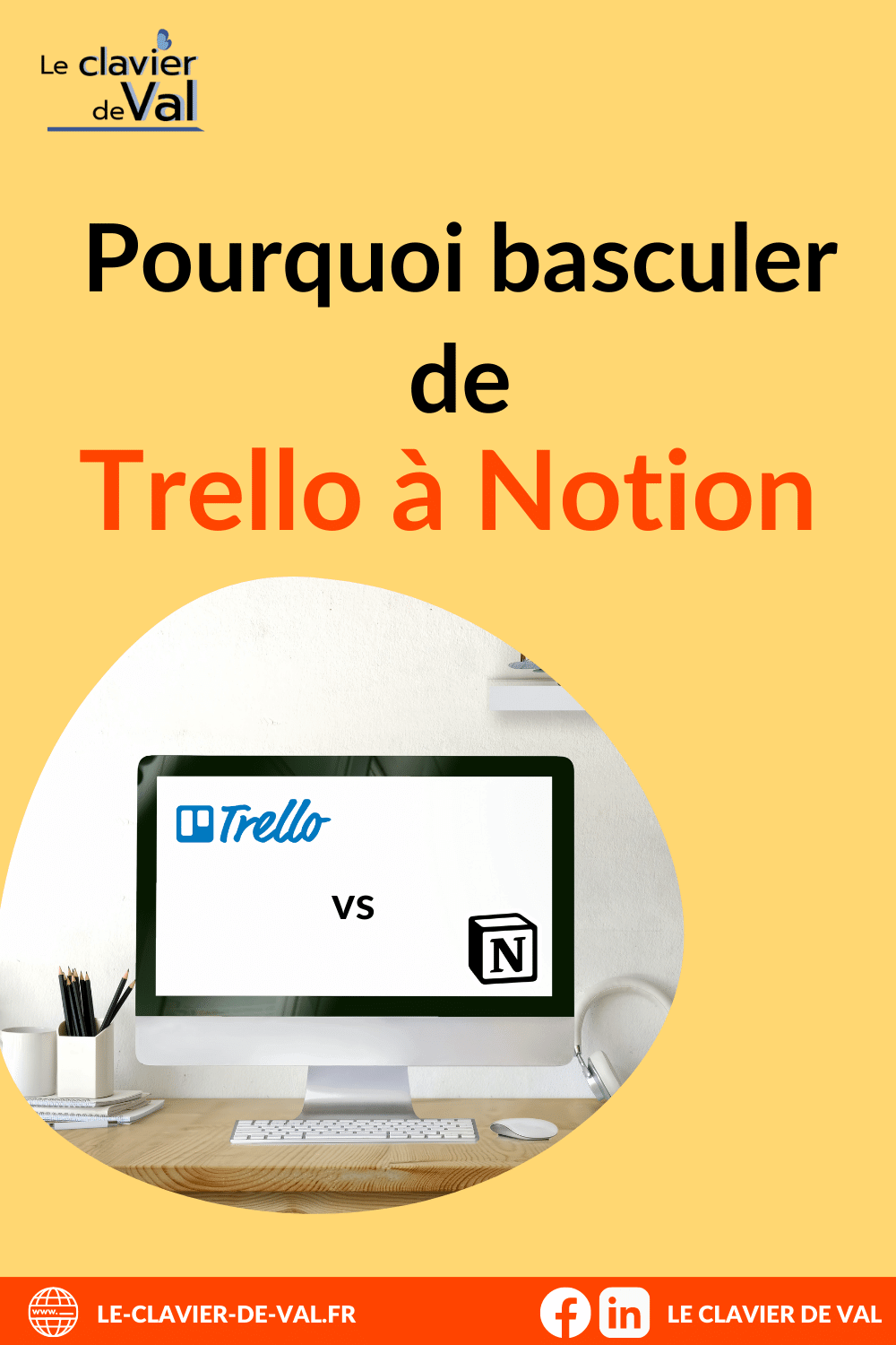 Utiliser Trello ou Notion ? épingle Pinterest